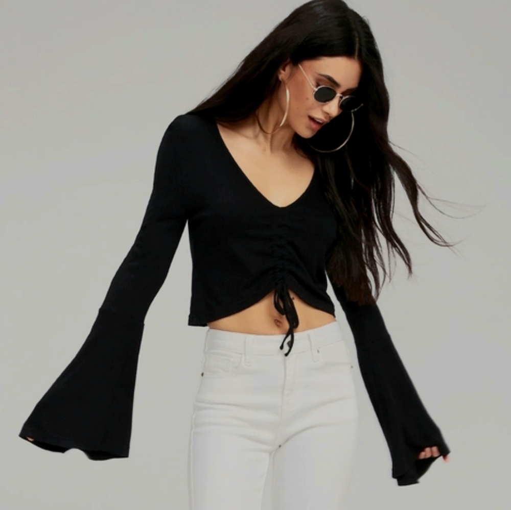 Jack by BB Dakota Runched Crop Top